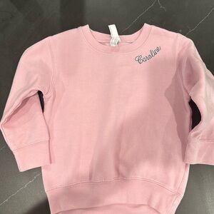 Caroline monogram sweatshirt